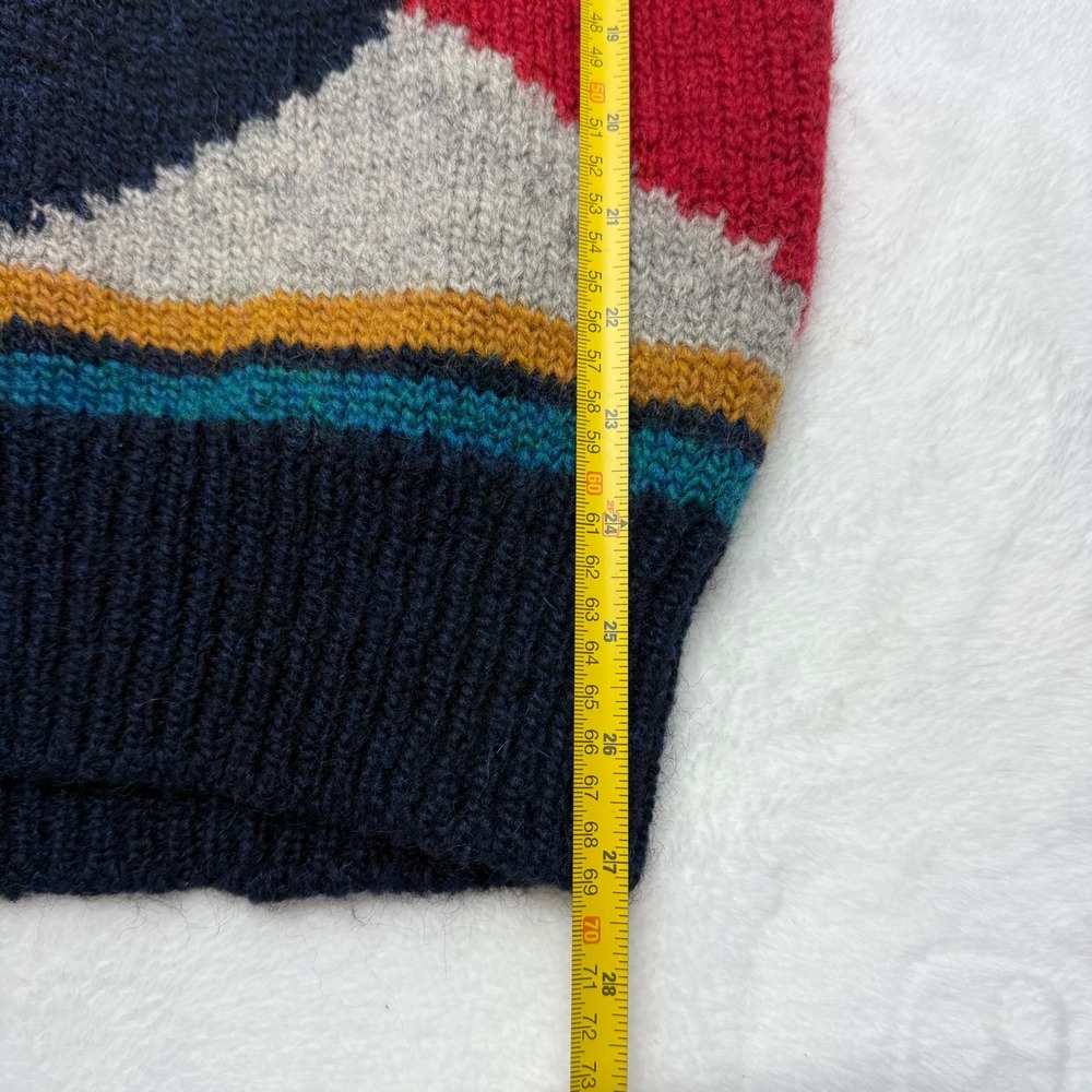 Vintage Heritage Ireland Multicolor Geometric Abstract Intarsia Knit Pattern XL - Picture 7 of 9